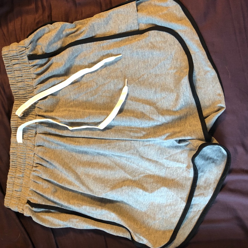 Grey Cotton Short